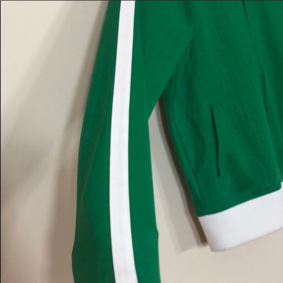 Green and white Billabong track jacket - Picture 6 of 7